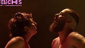 Golden shower fetish action in gay porn