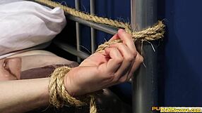 Gorgeous femdom sluts take turns stroking and wanking cock