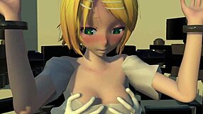 rin explores the massage chair