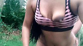 Fucking outdoors with my coach and his great cock