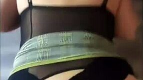 amateurs couple in lingerie bent over