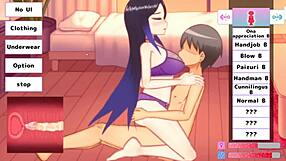 Naked gaming experience with Japanese hentai game Megu's Garden