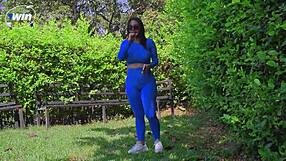 guy looks at me in the park ends up fucking me