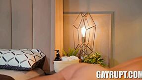 Vincent O'Reilly and Nico Coopa share mutual massage leading to bent over doggystyle with big cocks