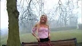 I'm So Into Watching This Slutty British Amateur Flash Around Town