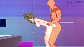 i can't believe nadeshiko kagamihara and aoi inuyama bang an old man in hentai.