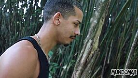 Want to see gay bareback fucking in the woods with monster cocks?