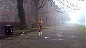 I'm So Into Watching This Slutty British Amateur Flash Around Town