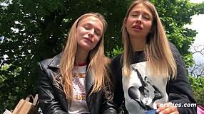 Can You Handle This Amateur Lesbian Couple's Hot Body Play?