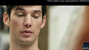 Redhead Student Blows Guy in Study Room Before Fucking with Feet Play