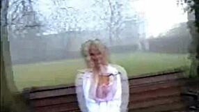 I'm So Into Watching This Slutty British Amateur Flash Around Town