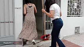 the neighbor milf seduced me with intense fucking and femdom play