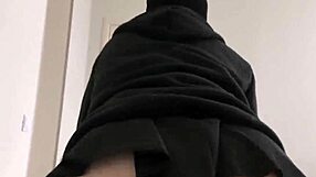 Redhead in miniskirt, bratty girlfriend takes cum in this amateur video