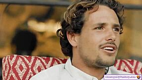 Tattooed Stepmom Nuru Blowjob