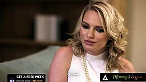 Hey, Rachael Cavalli Caught Stepson Jerking in Living Room! Got So Turned On!