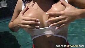 i experience a personal encounter with aaliyah hadid in a double setup.