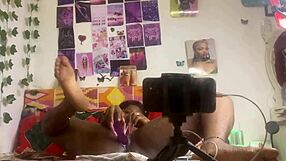 I fingered my pussy intensely in front of the mirror