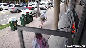 Monica Saige Riding LP Officer's Cock in Office Scene