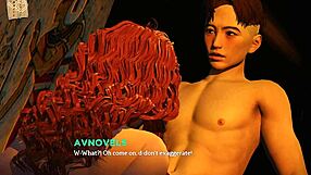 Exploring Eternum 77 in anime game style