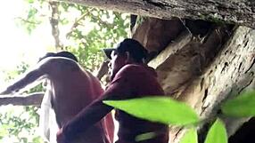 Hairy Gay Men Fuck with Big Cocks on Beach.