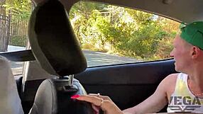 Widow lures three guys into haunted house for intense fucking and blowjobs