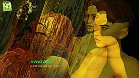 Exploring Eternum 77 in anime game style