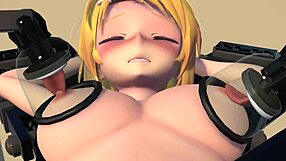 rin explores the massage chair