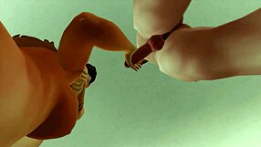 Hey blonde, why drink sperm from a cup after two cocks?