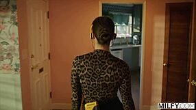 Milfy hot teacher Lexi dives into muff, blows, fucks, and cums on tits of her former student in cowgirl and spooning