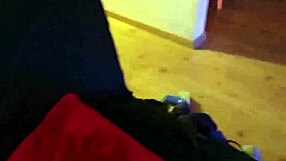 A continuation of hardcore anal and a cum slave fetish with an old woman