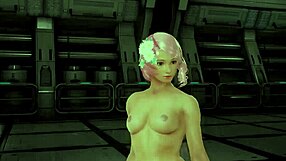 Alisa from Tekken 7 battles naked with exposed boobs in 3D vs reppuzan
