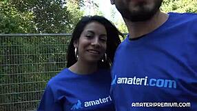 czech amateurs couple indulge in wild anal sex with ripped clothes