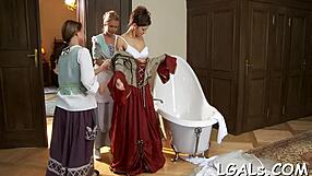 Two Ardent Beauties in Intense Lesbian Fuck