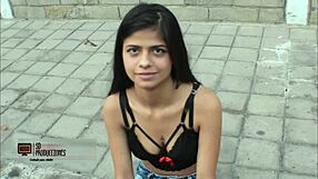 Offer money to street whore for incredible blowjob, doggystyle creampie