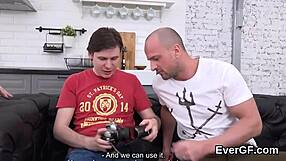 Dirt poor boyfriend lets buddy bang ex-girlfriend for cash