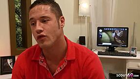 I gived a helpfull fuck to my step-brother after wake up