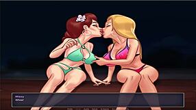 Summer Time Saga UNC Part 36 - Wild Beach Fun in Anime Style!