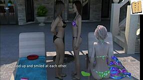 Wife and stepmother fuck wildly!