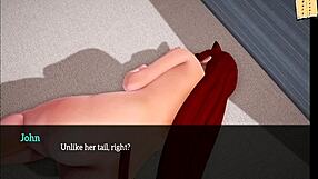 Milf's big ass in 3D anime.