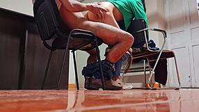 Hidden camera catches Nataly Delpech fucking at work in Colombian heat