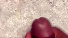 watch me shoot huge cum all over the bathroom counter?