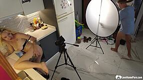 Wow! Photoshoot Turned Into Me Fucking the Model in Wild Lingerie Action!