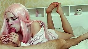 princess bu66legum seduces with stunning legs while expertly sucking my cock in homemade action