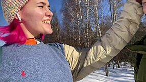 Hungry for Food, She Takes Big Cock Everywhere!