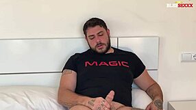 Busty Spanish MILF sucks stepson's big cock in homemade scene