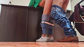 Hidden camera catches Nataly Delpech fucking at work in Colombian heat