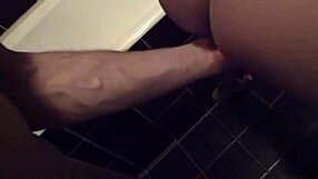 Tight Teen Cunt Fucked in Bathroom
