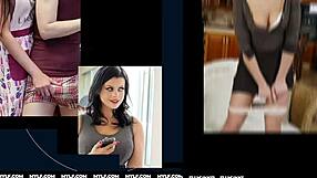 Gorgeous milf jumps on stepson