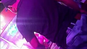 venezuelan babe dances with big ass at night club