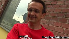 can you believe this euro amateur getting his cock sucked by an older guy in close up?